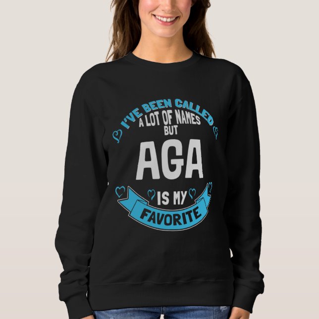 Sudadera Cute Aga for Grandmother   for Aga (Anverso)