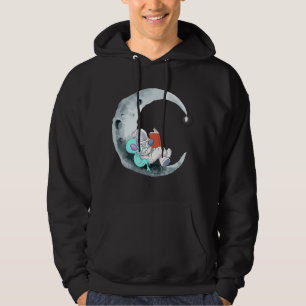 Sudadera Cute Alien Astronaut Leyendo Libros en el Espacio