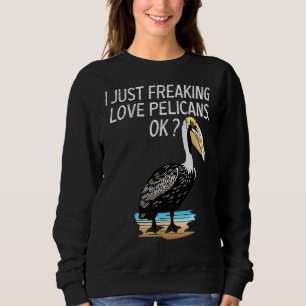 Sudadera Cute amor pelicano Pelícano sólo amor frívolo Peli