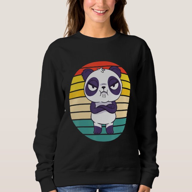 Sudadera Cute Annoyed Panda (Anverso)