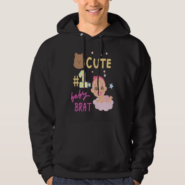Sudadera Cute Baby Brat Girl (Anverso)