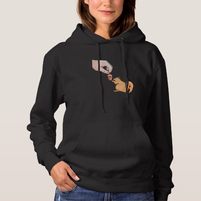 Sudadera Cute Baby Squirrel Red Squirrel Animal Amigo (Anverso)