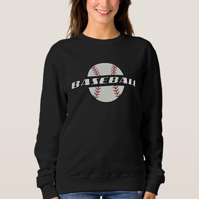 Sudadera Cute Baseball Sporty Baseball Player Coach Fan Ath (Anverso)
