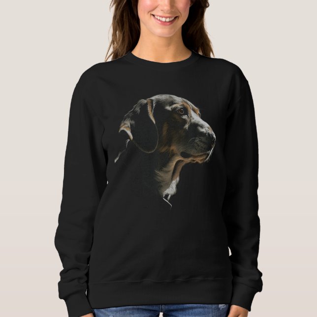 Sudadera Cute Beagle Face Dog Portrait For Beagle Owners (Anverso)