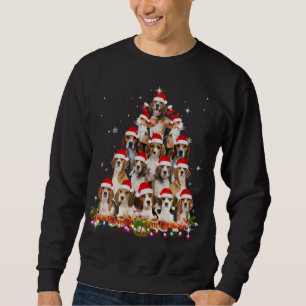 Sudadera Cute Beagles Christmas Tree Dog Santa Xmas Funny P