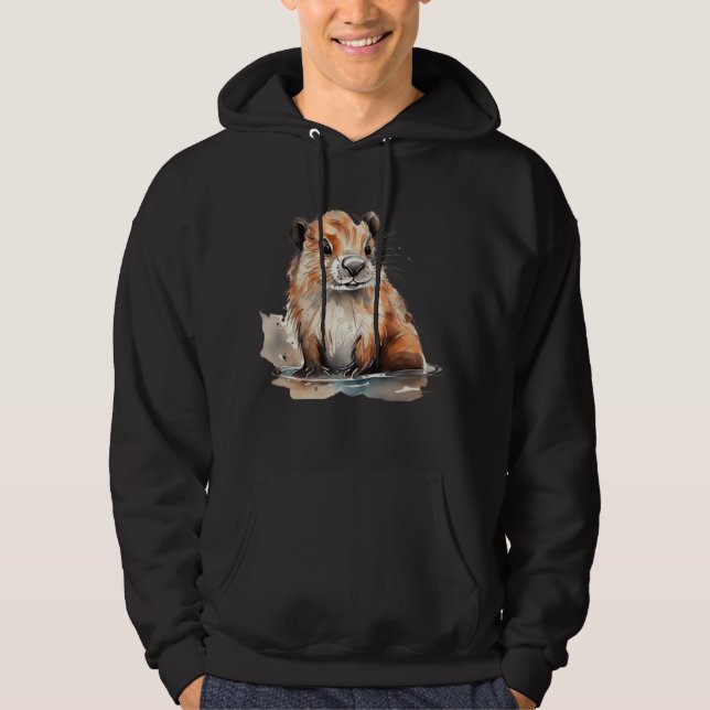 Sudadera Cute Beaver (Anverso)