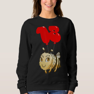 Sudadera Cute Bee 18th Birthday Kids Balloon Fiesta