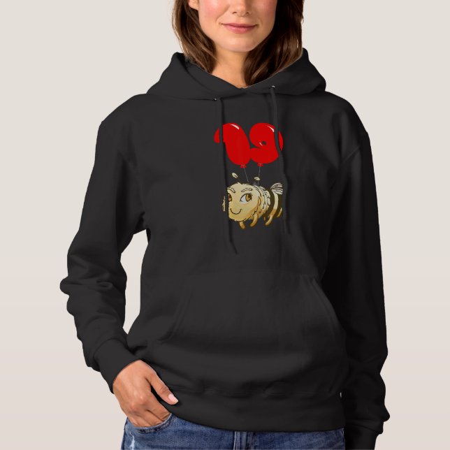 Sudadera Cute Bee 19.º Fiesta de globo infantil de cumpleañ (Anverso)