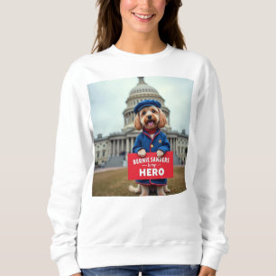 Sudadera Cute Bernie Sanders es mi héroe