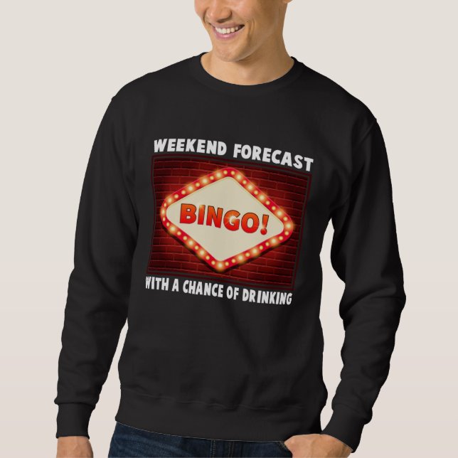 Sudadera Cute Bingo Design For Casino Game Bingo Lover 3 (Anverso)
