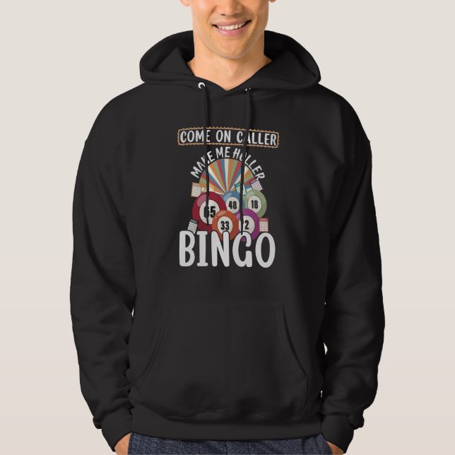 Sudadera Cute Bingo Design For Men Women Casino Game Bingo  (Anverso)