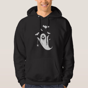 Sudadera Cute Boo Ghost Bats Gracioso Disfraz De Halloween