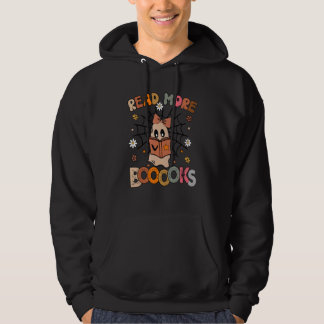 Sudadera Cute Booooks Ghost Read More Books Funny Teacher H