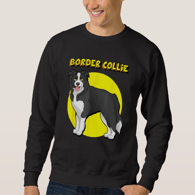Sudadera Cute Border Collie (Anverso)