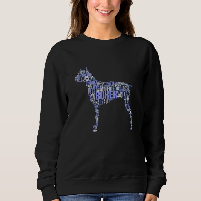 Sudadera Cute Boxer Dog Puppy No Comprar Adopta (Anverso)