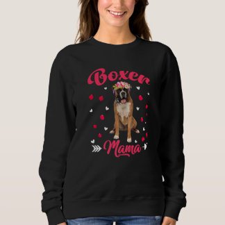 Sudadera Cute Boxer Mama Dog Mom Dog Día de la Madre