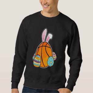 Sudadera Cute Bunny Basketball Easter Day Para Niños