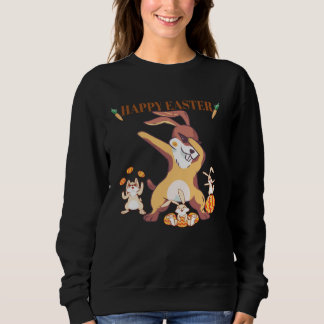 Sudadera Cute bunny Easter Day for women and girls