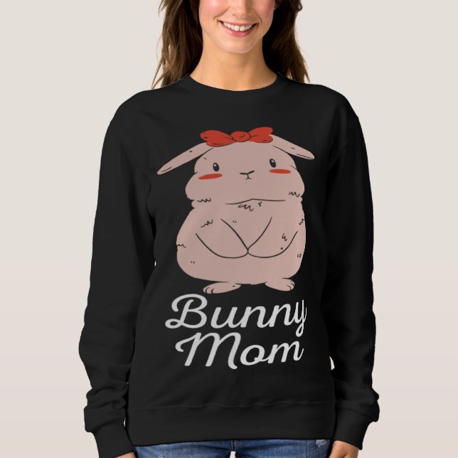 Sudadera Cute Bunny Mom (Anverso)