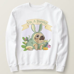 Sudadera Cute Bunny Pug