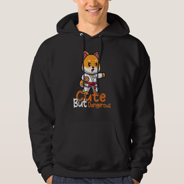 Sudadera Cute but Dangerous Karate Taekwondo Judo Girl Outf (Anverso)