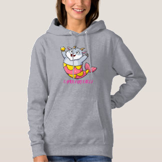 Sudadera Cute Capricorn Cabra Sirena Personaje Zodiaco