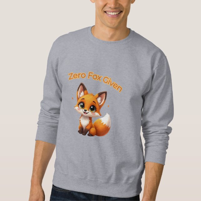 Sudadera Cute Cartoon Fox – Adorable Kawaii Style (Anverso)