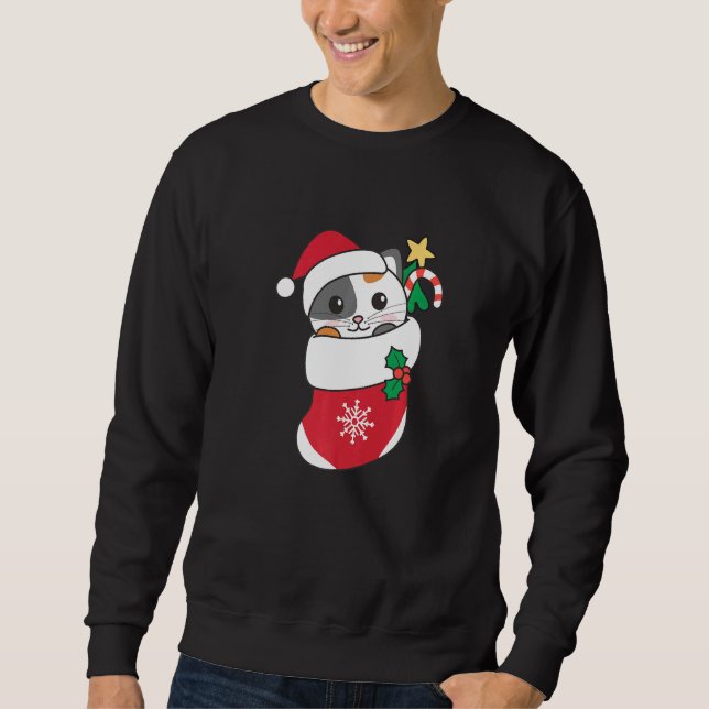 Sudadera Cute Cat For Christmas Cat 9 (Anverso)