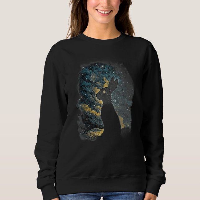 Sudadera Cute Celestial Bunny for astrology (Anverso)