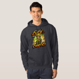 Sudadera Cute Chaotic Dino Hoodie Funny Kawaii