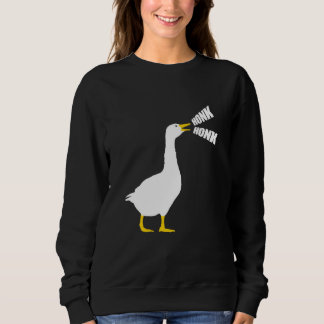 Sudadera Cute Cheeky Honk Loud Quack Annoying Goose Croak D