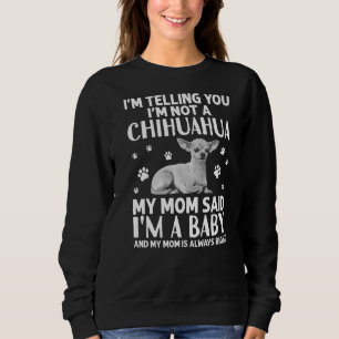 Sudadera Cute Chihuahua Para Las Mujeres Madre Perro Rama C