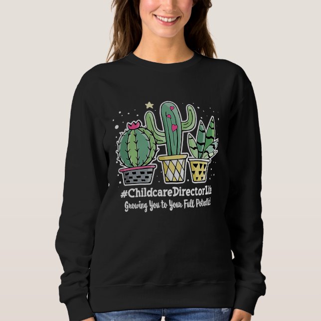 Sudadera Cute Childcare Director Life Appreciation Week Bac (Anverso)