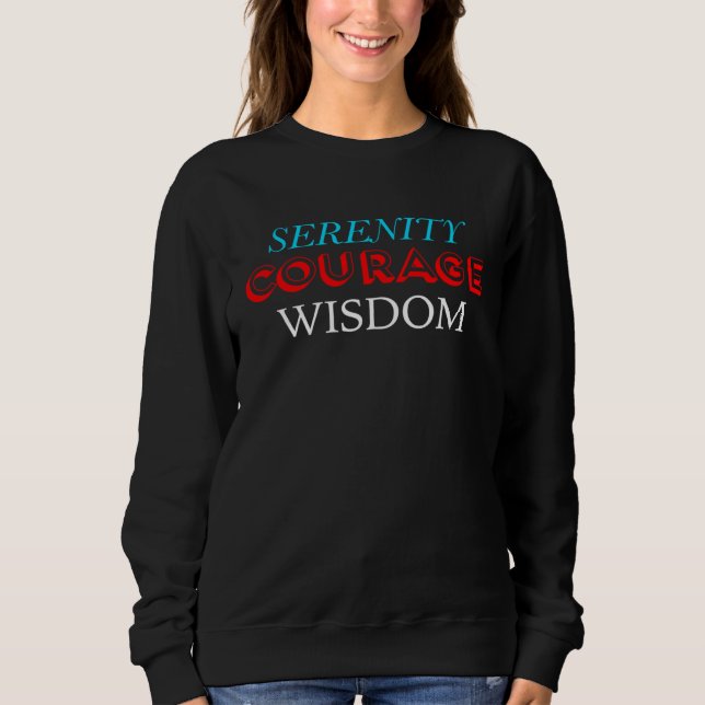 Sudadera Cute Christian   Serenity Prayer (Anverso)