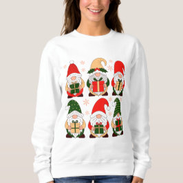 Sudadera Cute Christmas Gnomes 