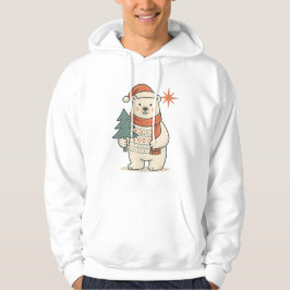 Sudadera Cute Christmas Polar Bear Scandinavian Winter Cozy