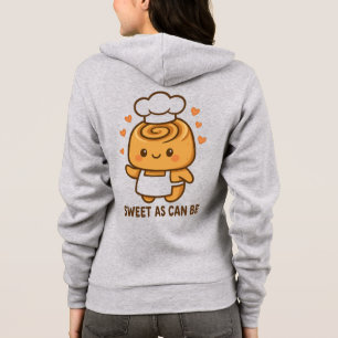 Sudadera "Cute Cinnamon Roll Chef - Kawaii Baking Design