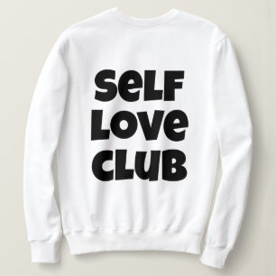 Sudadera Cute Club de Amor Propio Femenino Elegante Moderno