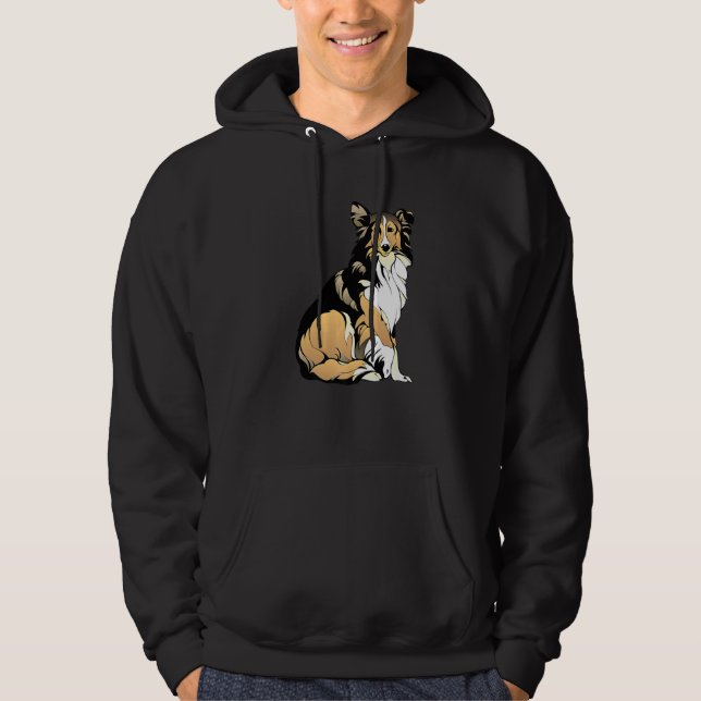Sudadera Cute Collie Dog (Anverso)