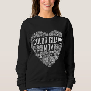 Sudadera Cute Color Guard Mamá Gift Colorguard Banda De Mar
