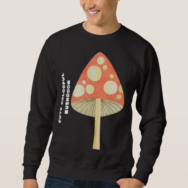 Sudadera Cute Colorful Mushroom (Anverso)