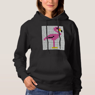 Sudadera Cute Cool Pixel Pink Flamingo