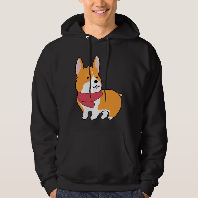 Sudadera Cute Corgi  527 (Anverso)