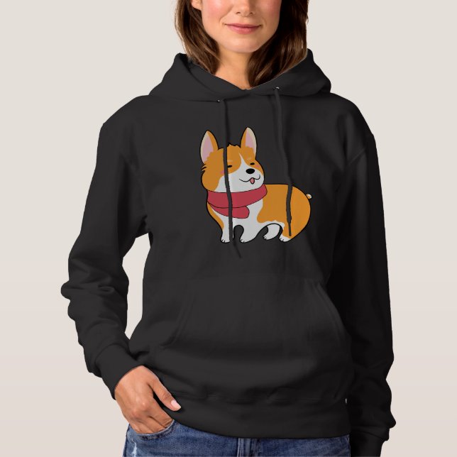Sudadera Cute Corgi 527 (Anverso)