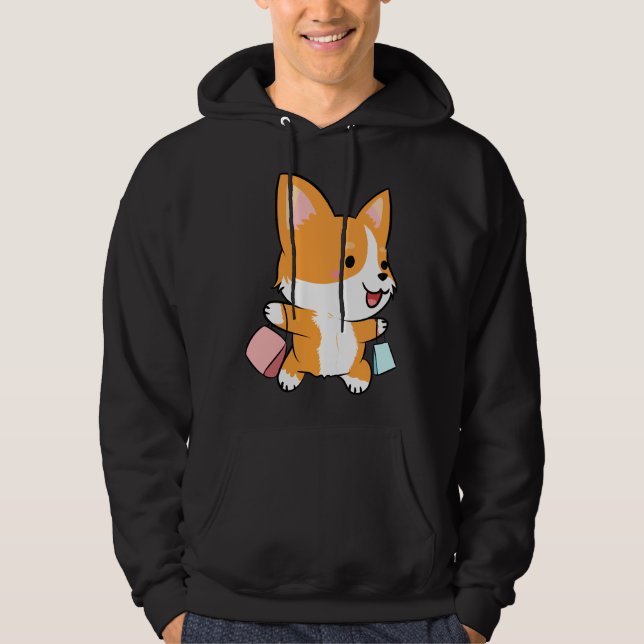 Sudadera Cute Corgi 729 (Anverso)
