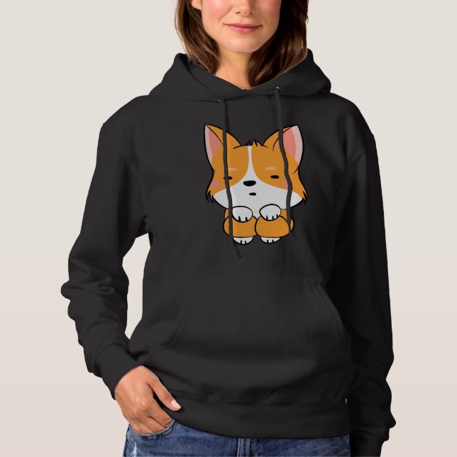 Sudadera Cute Corgi 740 (Anverso)