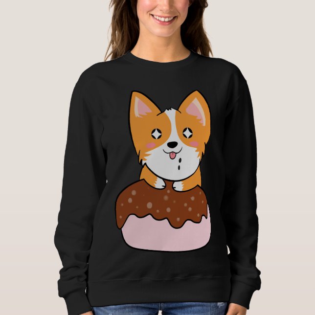 Sudadera Cute Corgi 742 (Anverso)
