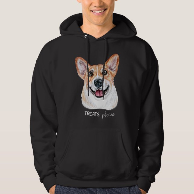 Sudadera Cute Corgi  807 (Anverso)