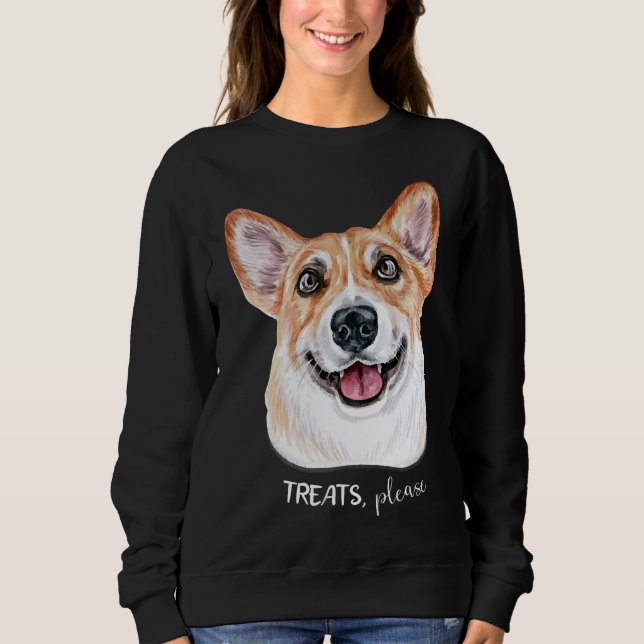 Sudadera Cute Corgi 807 (Anverso)