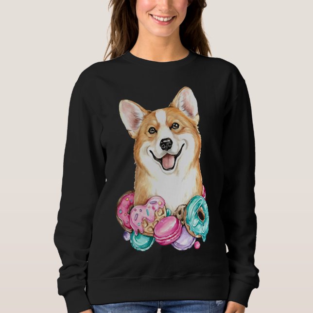 Sudadera Cute Corgi 827 (Anverso)